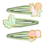 Plume Collection - 3 hair clips Hyacinthe, Djeco