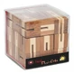 Flexi-cub bamboo 3D logic puzzle game