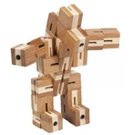Flexi-cub bamboo 3D logic puzzle game