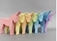 Set hecho a mano, Unicornios pastel