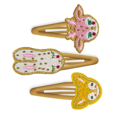 La colección Plume - 3 pinzas para el pelo Aube, Djeco