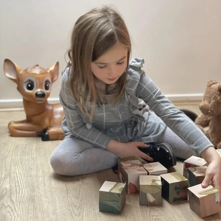 Cubes animaux de la forêt, jouets Egmont