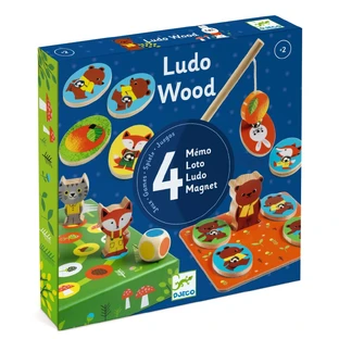 Jeu éducatif LudoWood 4 jeux, Djeco