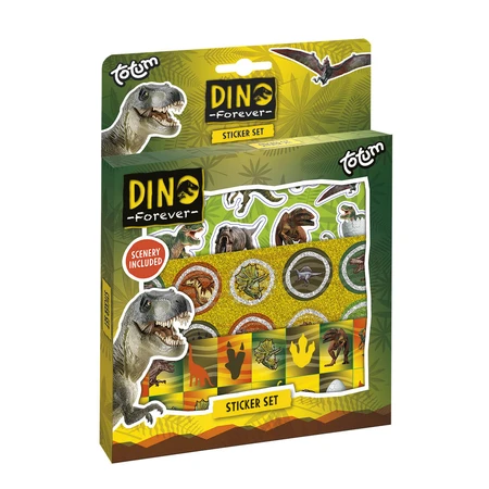 Juego de pegatinas de dinosaurios