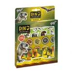 Juego de pegatinas de dinosaurios