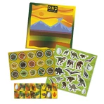 Juego de pegatinas de dinosaurios