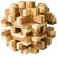 Logic game IQ wooden bamboo bamboo Magic blocks 3d puzzle