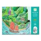Coloring and assembly boards Layered island landscape, Djeco