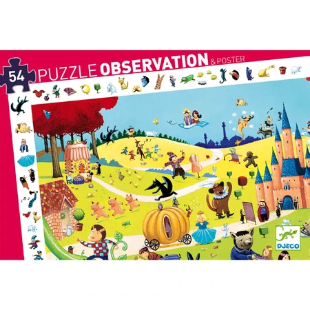 Djeco observation puzzle, Famous stories