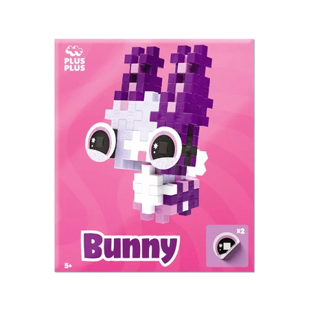 Plus-Plus Construction Set, ANIMAL - Shy Bunny