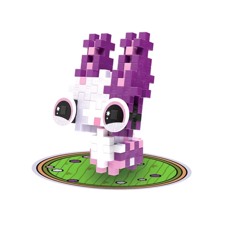 Plus-Plus Construction Set, ANIMAL - Shy Bunny