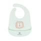 Soft silicone bib with pocket, Mint, Kikka Boo