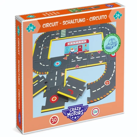 Puzzle Giant racing circuit, Djeco
