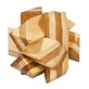 Logic game IQ wooden bamboo IQ Angular Knot