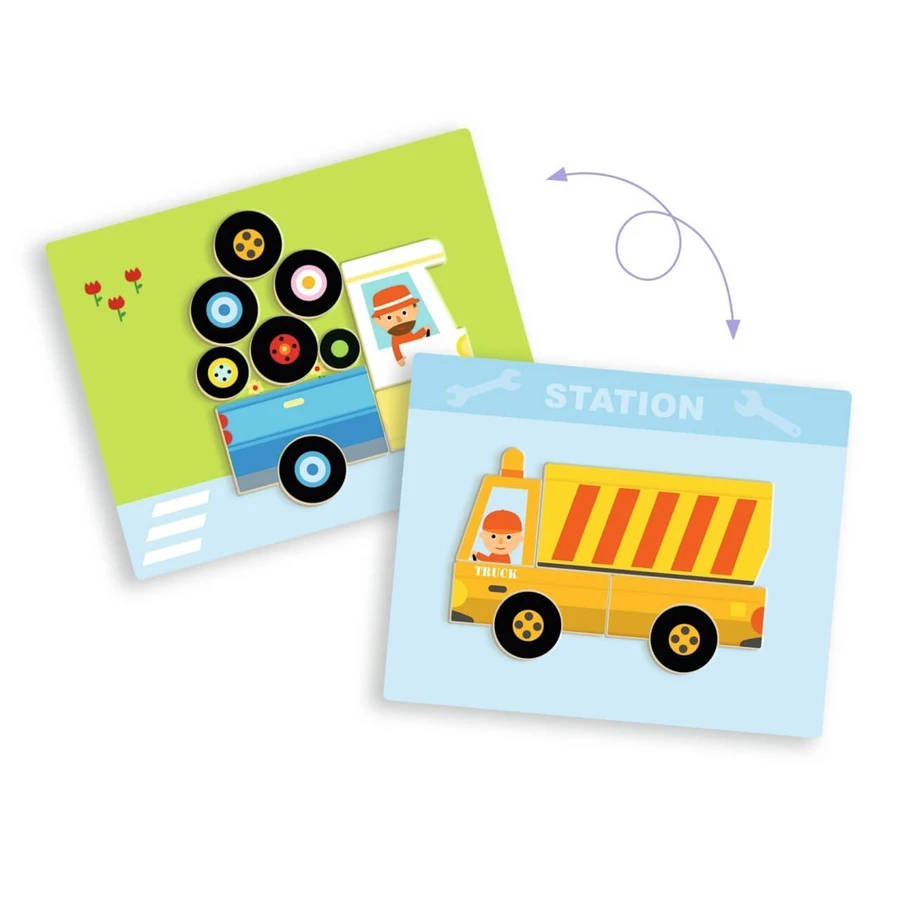 Magnetic Vehicles Spiel, Djeco