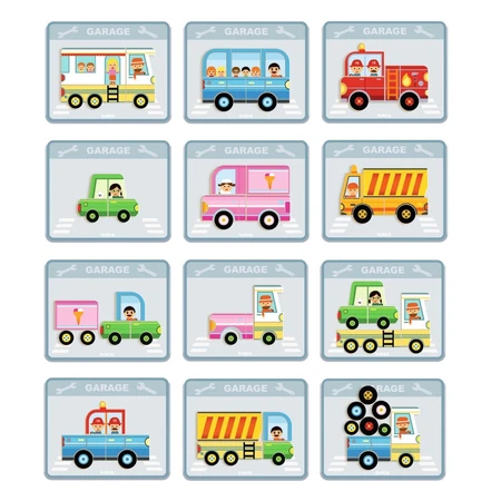 Magnetic Vehicles Spiel, Djeco
