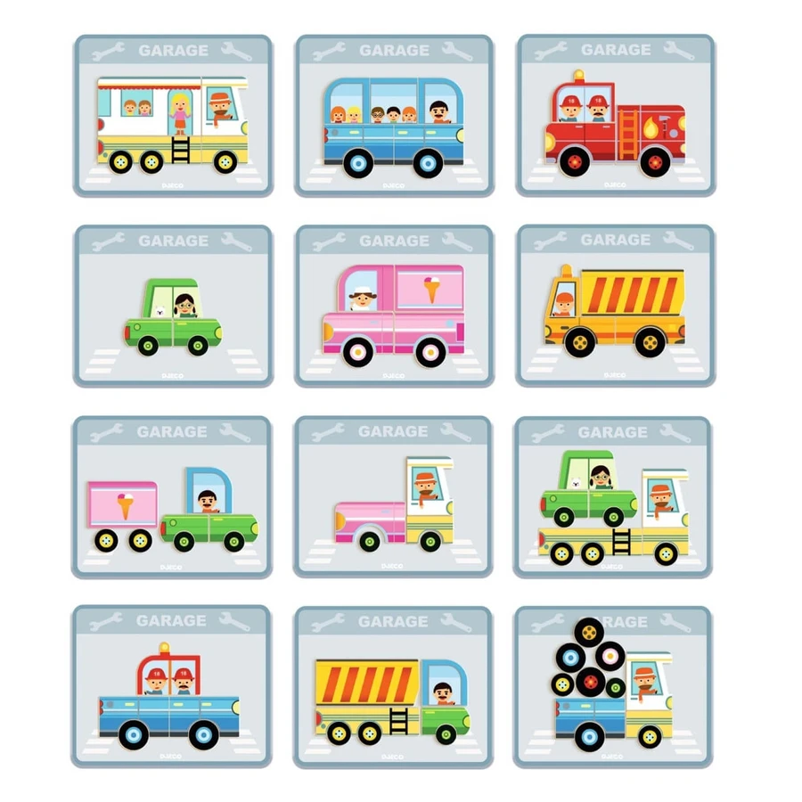 Magnetic Vehicles Spiel, Djeco