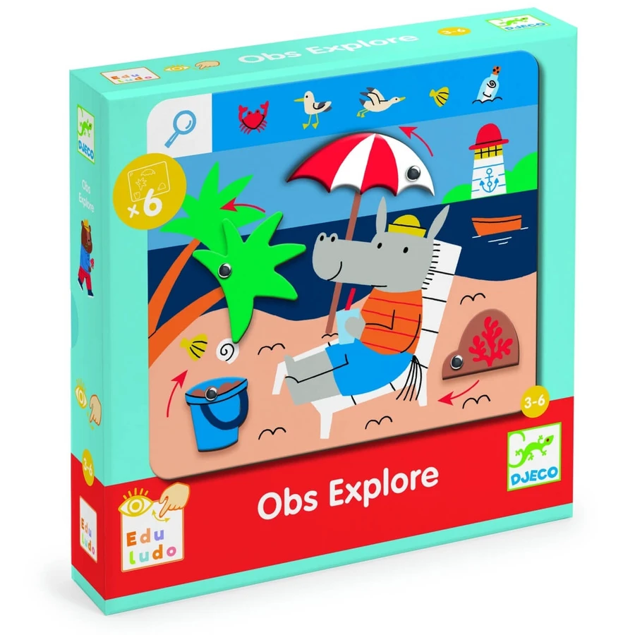 Spiel Eduludo Obs Explore, Djeco