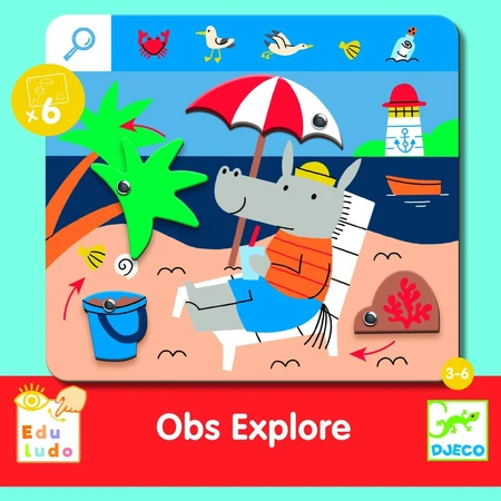 Spiel Eduludo Obs Explore, Djeco