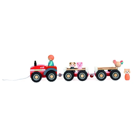 Tractor with trailer and figurines, Egmont toys