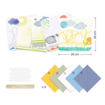 Kreatives Origami-Spiel Happy Jungle, Djeco