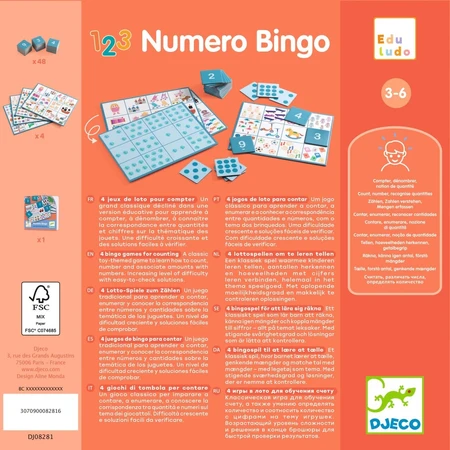 Educational game Bingo, Djeco