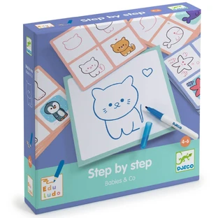 Spel Eduludo Teken stap voor stap Babies & Co, Djeco