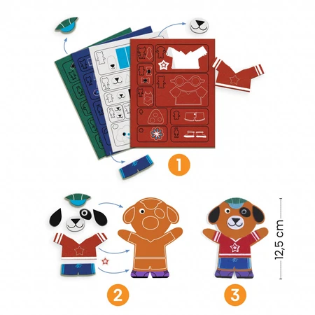 Creative DIY game Funky Funky Family, Djeco