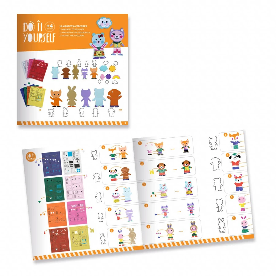 Creative DIY game Funky Funky Family, Djeco