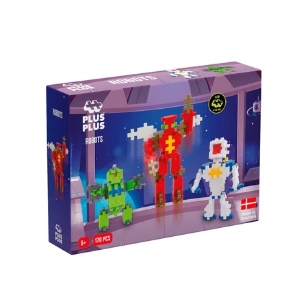 Bouwpakket Plus-Plus, 170 stukjes, Robots