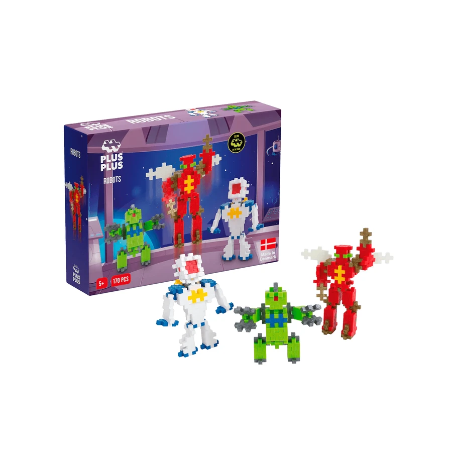 Bouwpakket Plus-Plus, 170 stukjes, Robots
