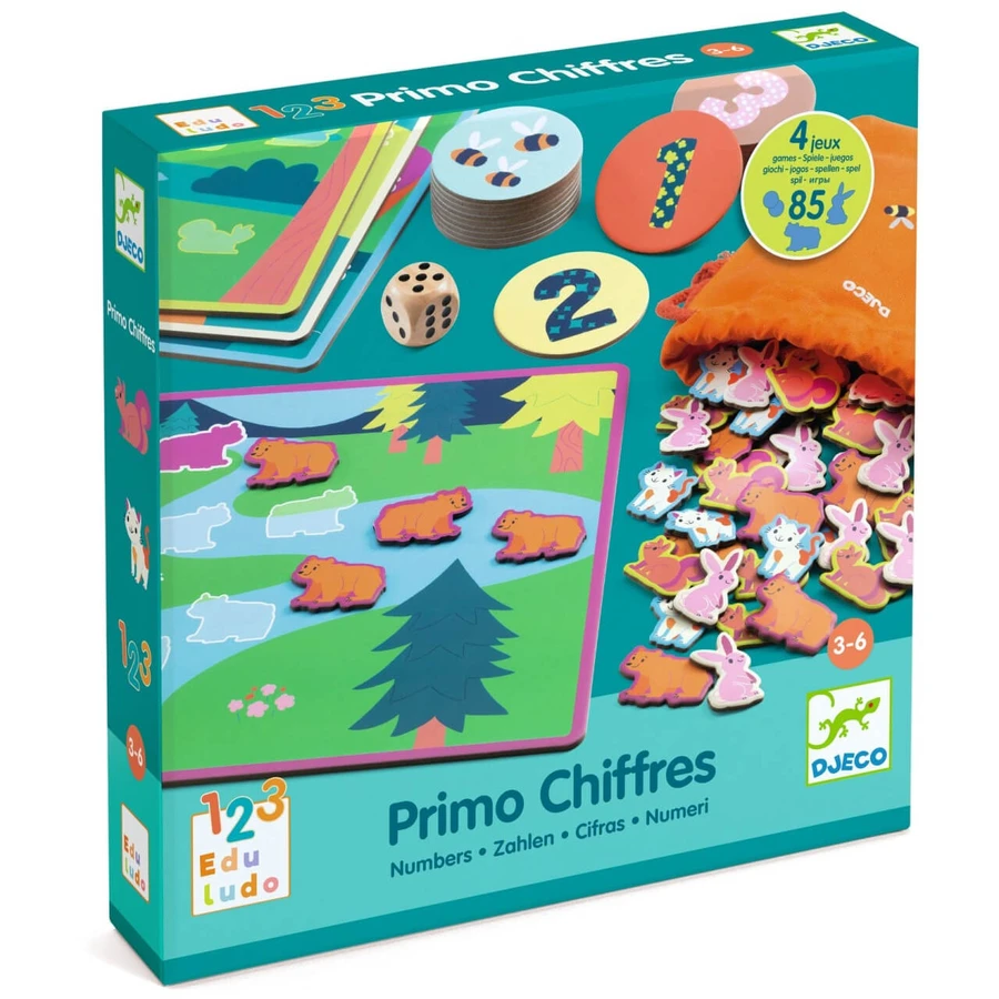 Educational game Eduludo first figures, Djeco