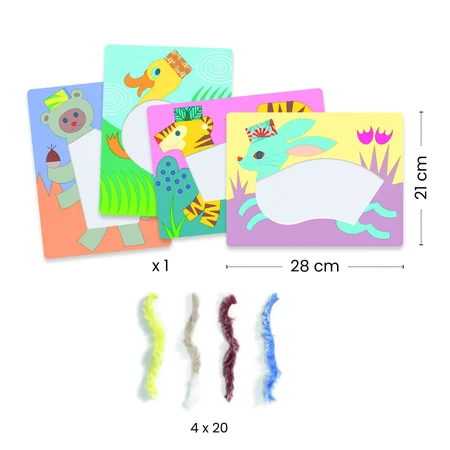 Creative workshop Stubble animals, Djeco