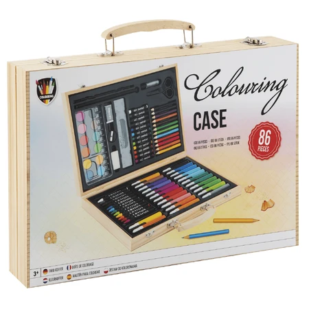 Painting and drawing kit (86 pieces)