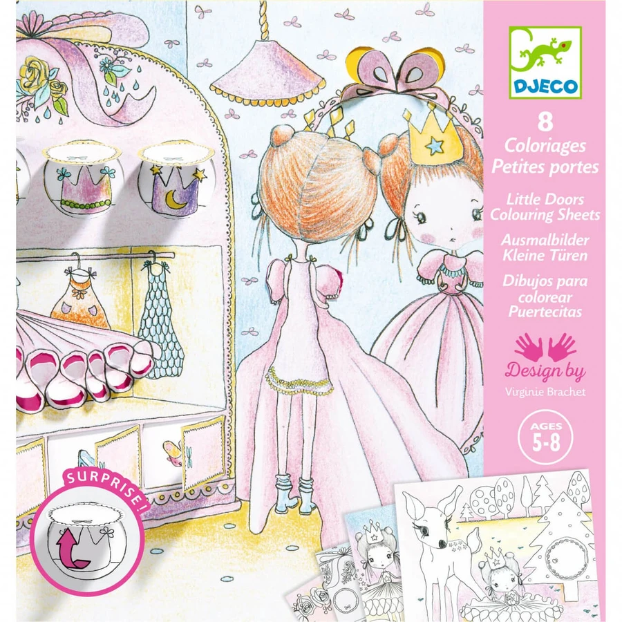 Pupi's Surprises Coloring Boards, Djeco