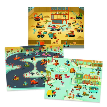 Jeu créatif Transferts de véhicules, Djeco