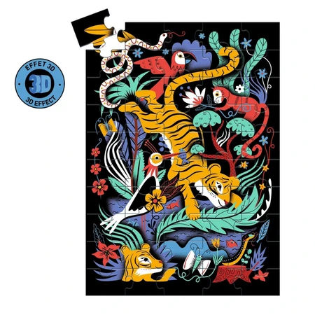 Tiger Leap 3D Puzzle, Djeco