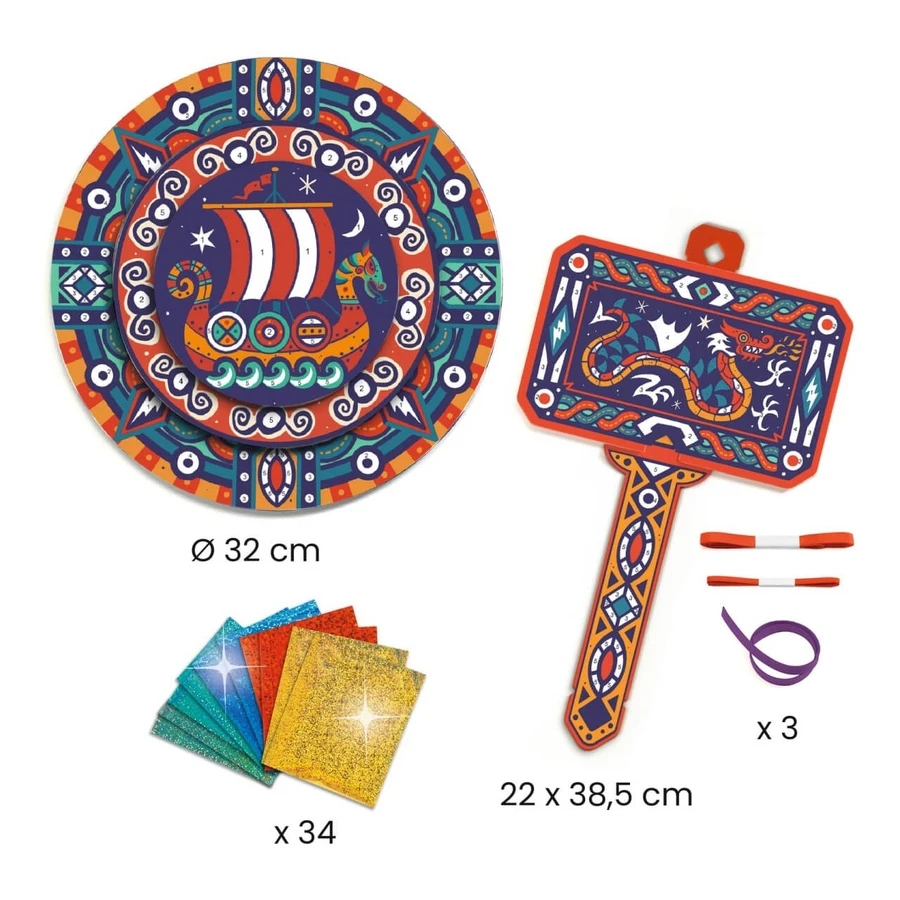 Kreatives DIY-Spiel Wie ein Wikinger, Djeco