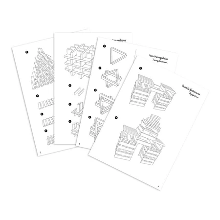 Set 100 de piese lemn - Batibloc - Vilac