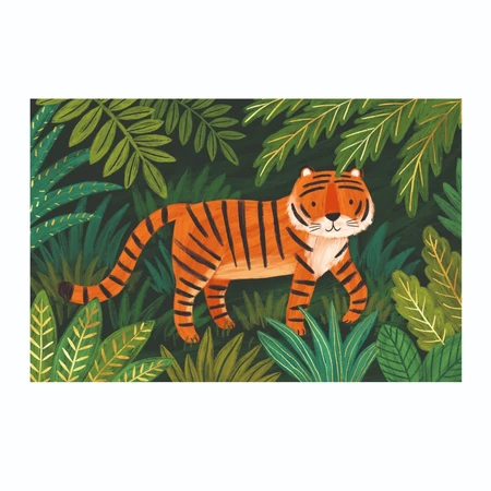 Jungle dieren uitnodigingsset, Djeco