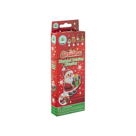 Set de bricolage créatif, porte-clés sur le thème de Noël