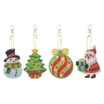 Set de bricolage créatif, porte-clés sur le thème de Noël