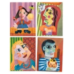 Creative workshop Square head Inspired by Picasso, Djeco