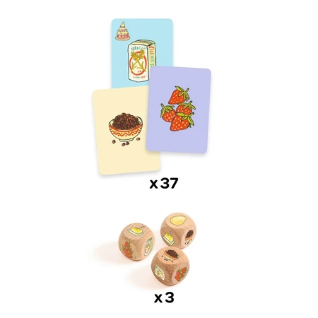 El juego de dados del Concurso de Pasteleros, Djeco