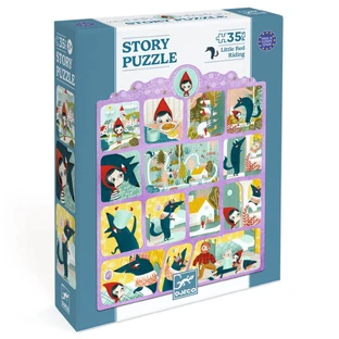 Puzzle del cuento de Caperucita Roja, Djeco