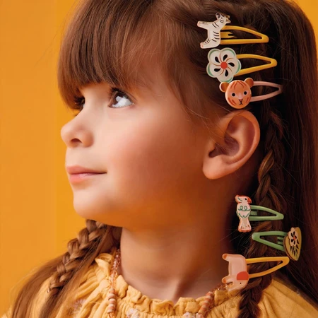 Plume Collection - 3 Nadette hairclips, Djeco