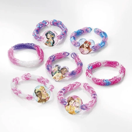 Creative set of colorful elastic bracelets, Disney Princess