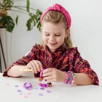 Creative set of colorful elastic bracelets, Disney Princess