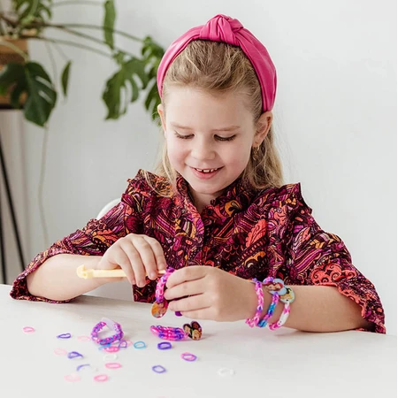 Creative set of colorful elastic bracelets, Disney Princess