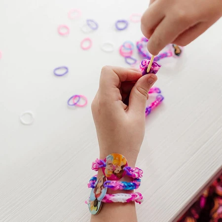 Creative set of colorful elastic bracelets, Disney Princess